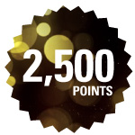 Redeem 2500 points