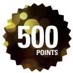 500 points