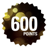 600 points